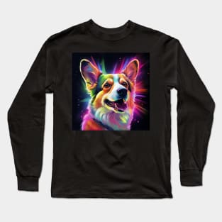 Neon Corgi Long Sleeve T-Shirt